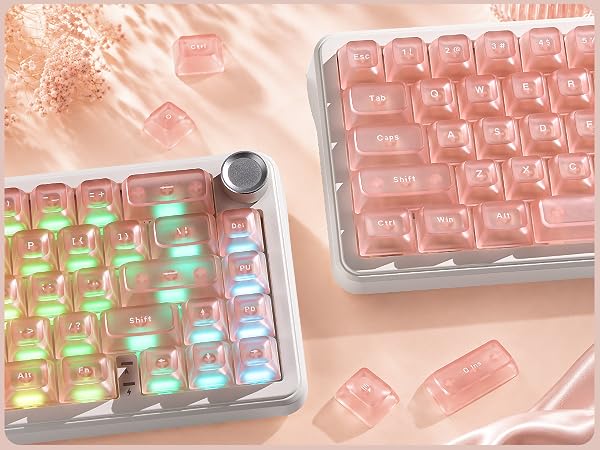 RGB Shine-Through keycaps