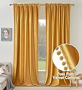 miulee velvet curtains