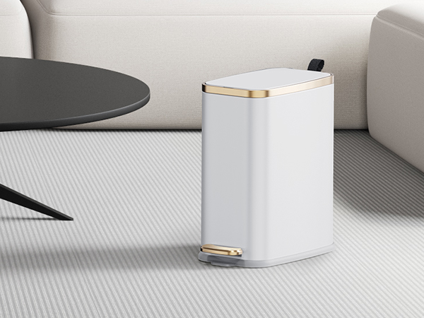 Small trash can with lid for living room