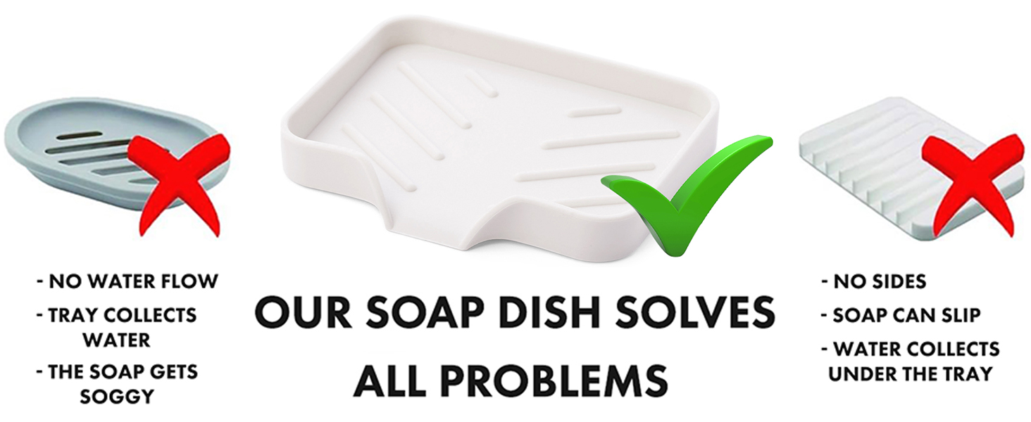 SOAP DISH, SOAP HOLDER, BAR SOAP HOLDER, soap tray, self draining silicone soap dish