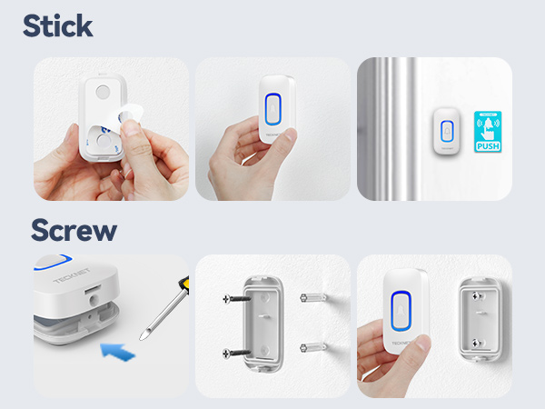 rgb wireless doorbell