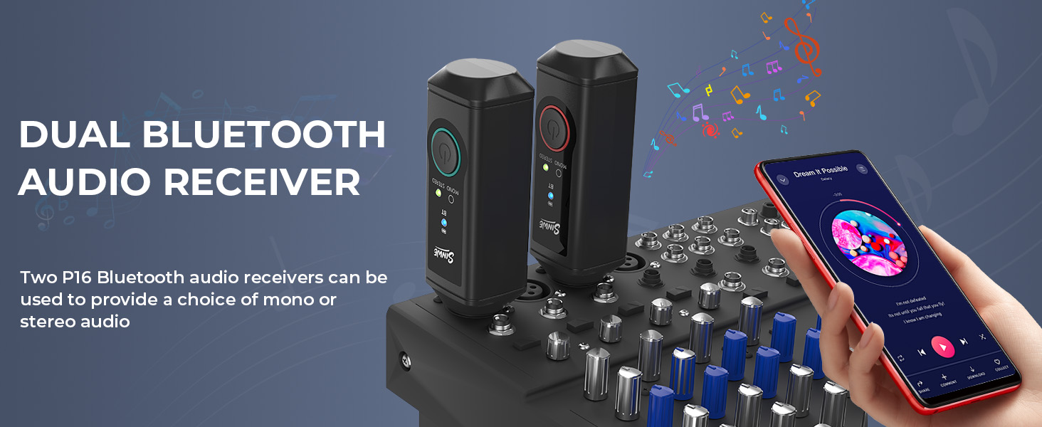 DUAL BLUETOOTH AUDIO RECEIVER