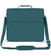 SUNEE Zipper Binder 3 Ring, 3 Inch O-Ring with Handle and Shoulder Strap, 600-Sheet Capacity, 5-T...