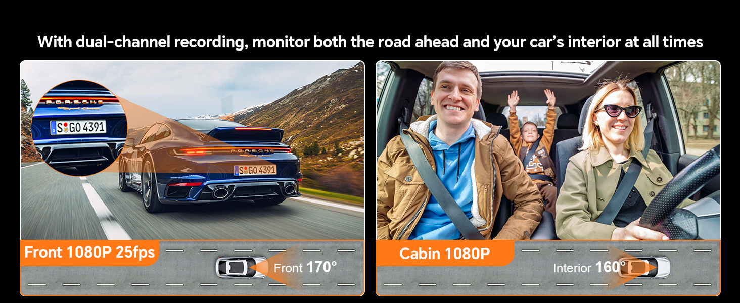 dash camera for cars front and inside wireless dash camera for cars