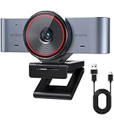 EMEET C960 Ultra 4K Webcam for Mac &amp; PC, 1.5" Larger Sensor, Metal Body, 0.2s Autofocus, DRC, Whi...