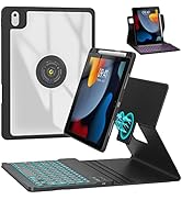 iPad 9th/8th/7th Generation Keyboard Case 10.2 inch,360° Rotatable Magnetic iPad Pro 10.5-inch Ai...