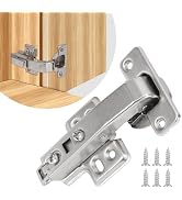 HBL' 2 Pack 90° Blind Corner Cabinet Hinge, Pie Cut Corner Kitchen Door Hinge, Soft Close Europea...