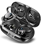 Wireless Earbuds, HiFi Stereo Sport Bluetooth 5.3 in-Ear Headphones with Earhooks, 48H Deep Bass,...