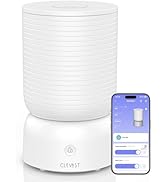 CLEVAST Humidifiers for Bedroom - Smart 1 Gal Cool Mist Top Fill Humidifier with Essential Oil Di...