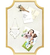 Linen Bulletin Board, Large 15.7"x23.6" Pin Board for Walls, Fabric Bulletin Board for Home Kitch...