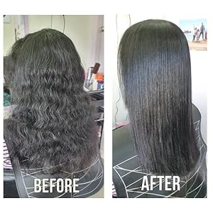 Ahglow rebonding system before and after