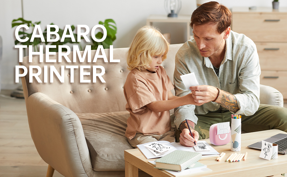 Mini sticker printer