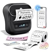 Phomemo Label Maker, M220 Thermal Label Printer, 3'' Label Maker Machine for Home Office,Warehous...