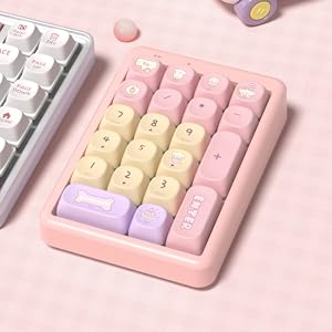 FOPATO S21 Number Pad Hot Swappable Numpad Bluetooth Wireless Numeric Keypad Mechanical Keyboard