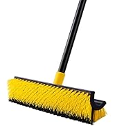 Yocada Double-Sided Floor Scrub Brush Triangle Brush Corner Crevice Cleaning Brush Heavy Duty Sti...