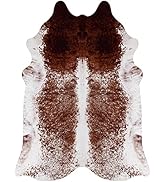 Keeko Cow Print Rug, 2.3x3.6 Faux Cowhide Rug Western Living Room Decor Premium Suede Animal Prin...