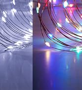 Ariceleo 1 Pack 32. 8 ft. USB Powered Fairy Lights with Remote &amp; Timer, 100 LED USB Twinkle Strin...