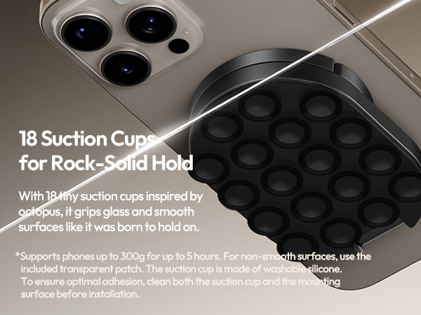 suction phone holder for magsafe
