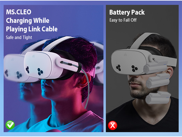 meta quest 3s link cable with charging