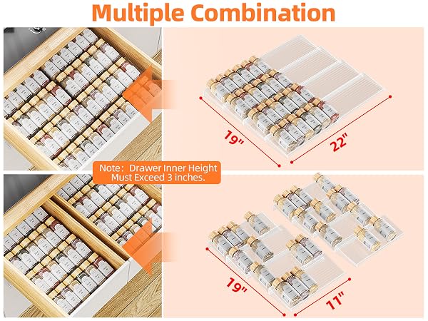 drawer spice organizer
