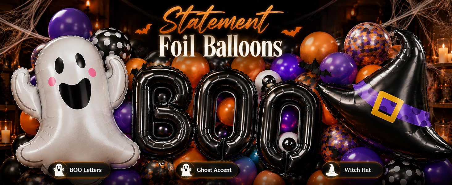 halloween balloon arch
