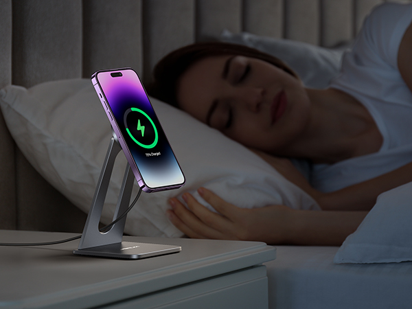 JSAUX Magnetic Wireless Charger Stand Compatible with MagSafe Charger