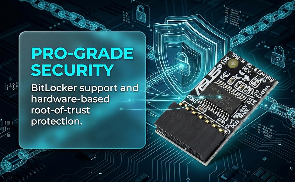 Hardware-based Root of Trust BitLocker Encryption Support for Desktop PC Security System.