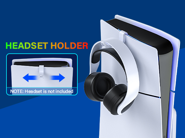 ps5 cooling station with headset holder
