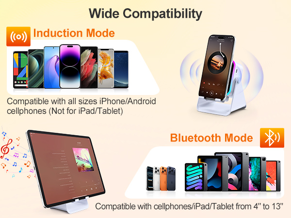 induction bluetooth speaker