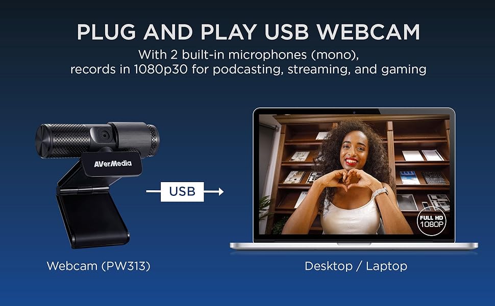 PW313, webcam, conferencing webcams, gamer camera, computer camera, online webcam, healthcare