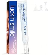 luckin smile Teeth Whitening Gel Pen, Pro Teeth Whitener Pen for Trays, 6% Hydrogen Peroxide Gels...