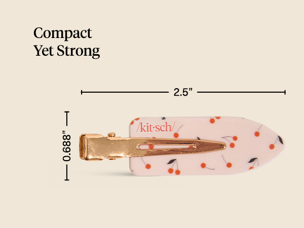 Kitsch Creaseless Hair Clips for Women - No Crease, No Bend Hair Clips