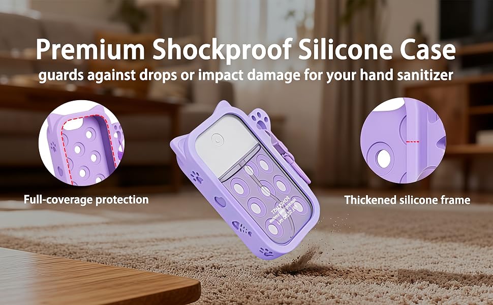 This touchland case is crafted from high-grade and non-toxic silicone which is more durable