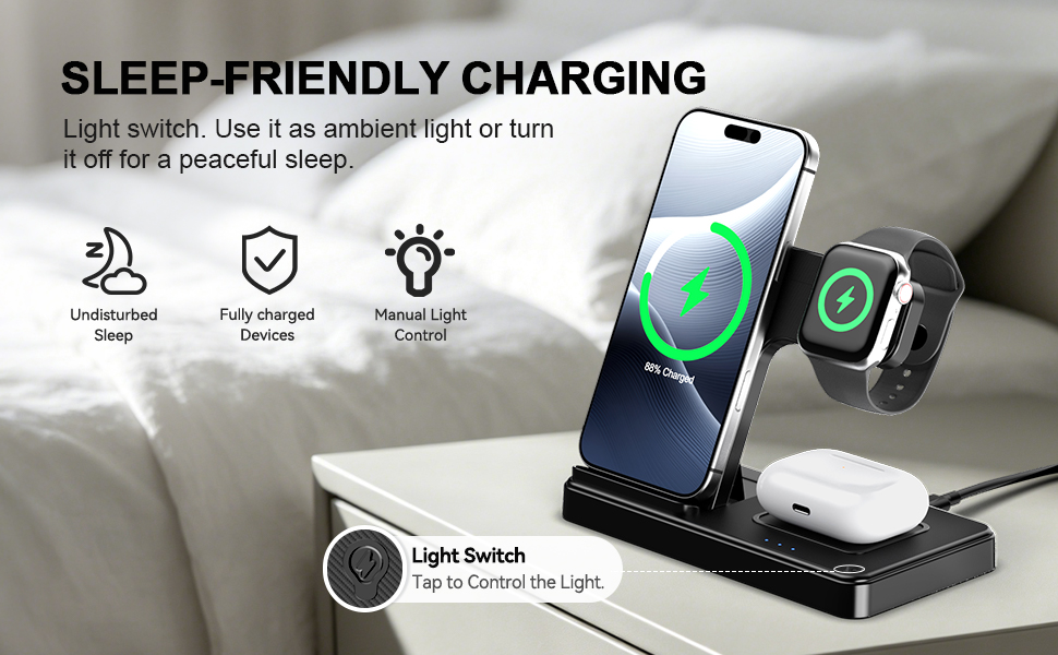 sleep friendly charging