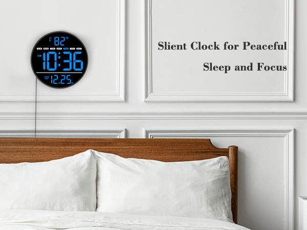 slient wall clock