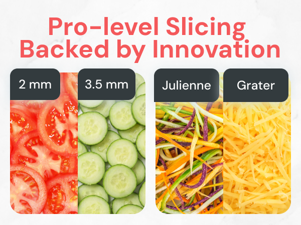 Pro level slicing with the Fullstar 4 in 1 Essential Mandoline Slicer