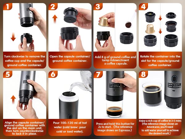 Upgrade to a One-Touch Portable Coffee Maker