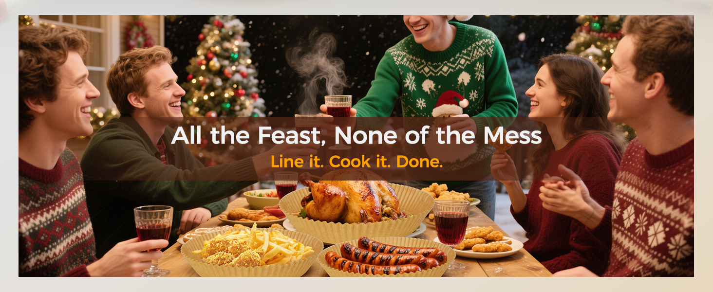 air fryer liners round