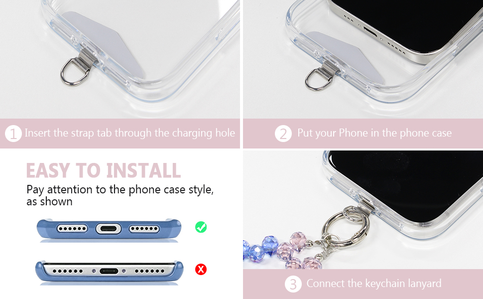 Easy Installation Phone Wrist Strap