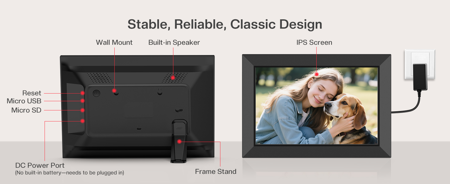 frameo digital frame wifi picture photo video share moment from phone