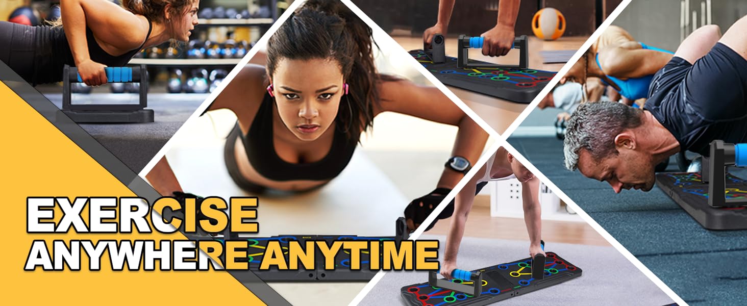 push up board strength training upper body muscle
