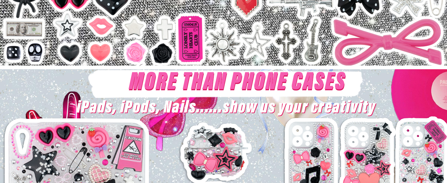junk charms for phone cases