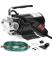 Water Transfer Pump, 115V 1/10HP Electric Utility Pump with On/Off Switch 2 * 6ft Water Hoses Kit...