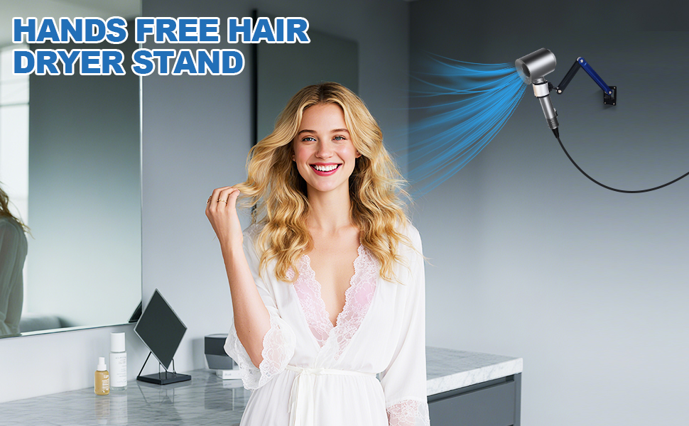 Hair dryer stand