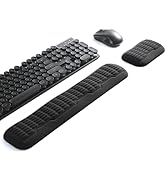 UnivoColors Full-Sized Keyboard &amp; Mouse Wrist Rest Set-Ergonomic 3.0 Upgrade,Wave Curve Support,C...