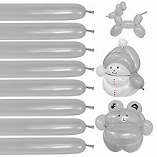 twisting balloons silver