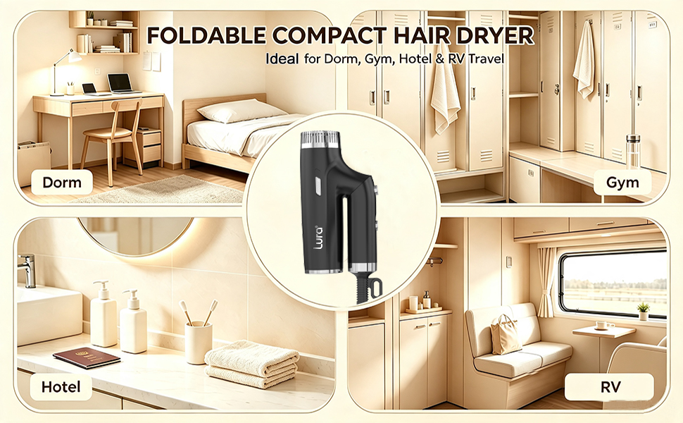 mini hair dryer
