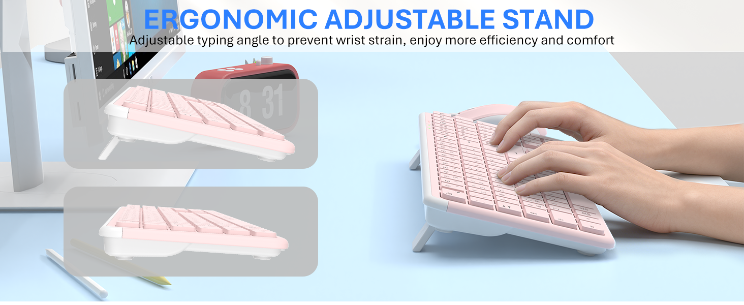 ergonomic keyboard and mouse