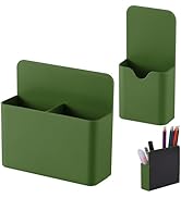 KITANIS Magnetic Pen Holder,2 Pack Magnetic Dry Erase Marker Holder with Generous Compartments,St...
