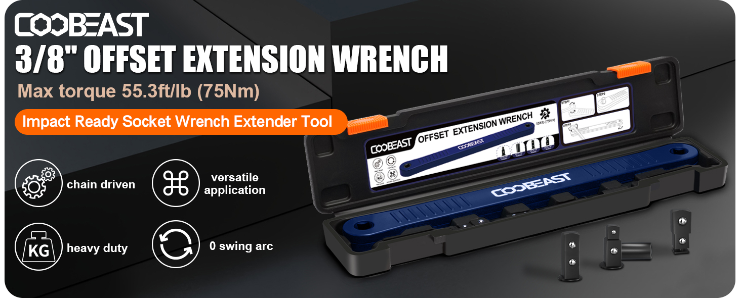 offset extension wrench